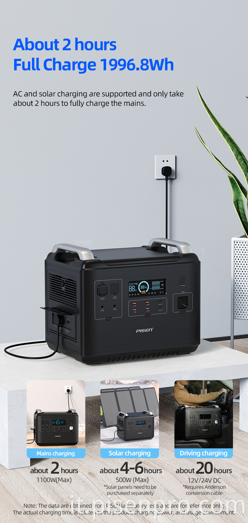 portable mobile charging power station